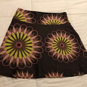Boho mini skirt